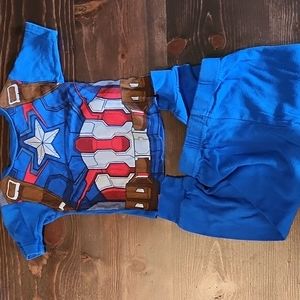 Captain American Toddler Pajamas